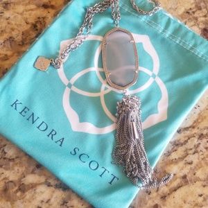 Kendra Scott silver Rayne necklace